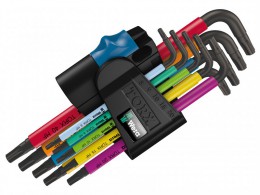 Wera 967 SL/9 Holding Function Torx L-Key Set of 9 (TX8-TX40) £32.39